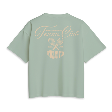 tennis club tee raw aloe