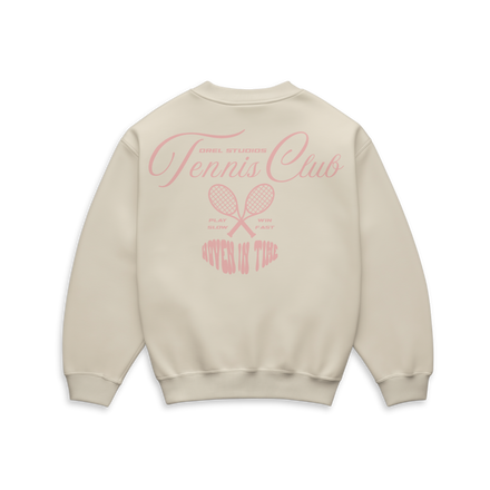 tennis club sweater rose raw